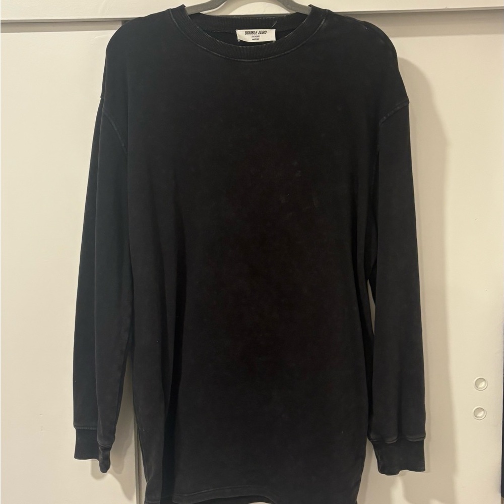 Double Zero Charcoal Long Sleeve Tee